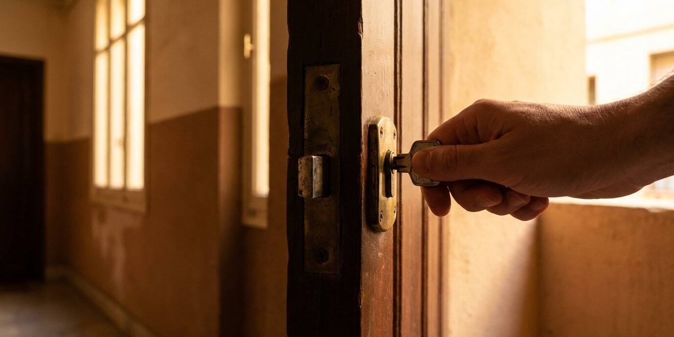 Por qué hay que echar siempre la llave: el método del resbalón Por qué hay que echar siempre la llave: el método del resbalón